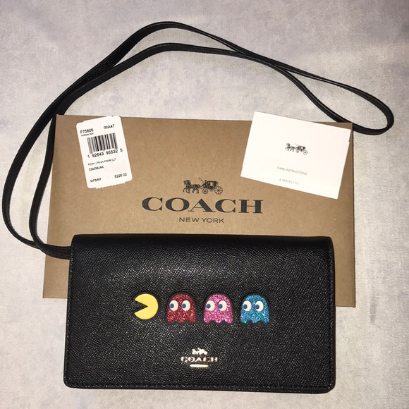 Coach Handbags - NWT! Coach Pac-Man and ghosts crossbody bag! 👻